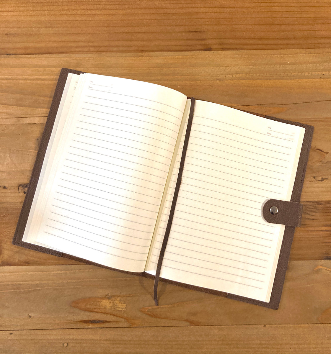 ブラウン　ノート 楽天市場】スパイラルリングノート A5スリム 無罫 DWクラフト