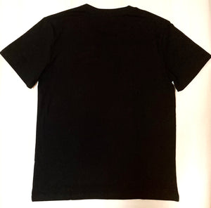モンゴル ハルハ族女性Tシャツ(ブラック）Lサイズ