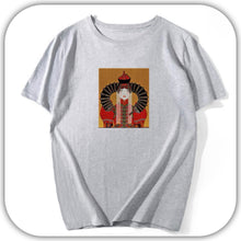 画像をギャラリービューアに読み込む, モンゴル ハルハ族女性Tシャツ(グレー）Mサイズ
