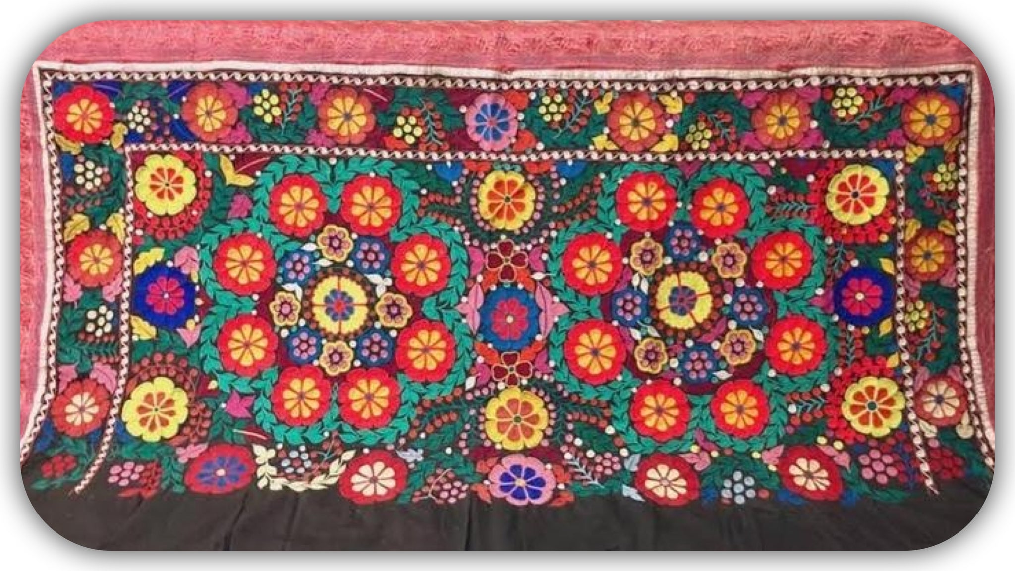 北欧ヴィンテージ刺繍壁掛け PetaPeta北欧雑貨ショップ＞＞北欧ヴィンテージ＞＞刺繍壁掛け